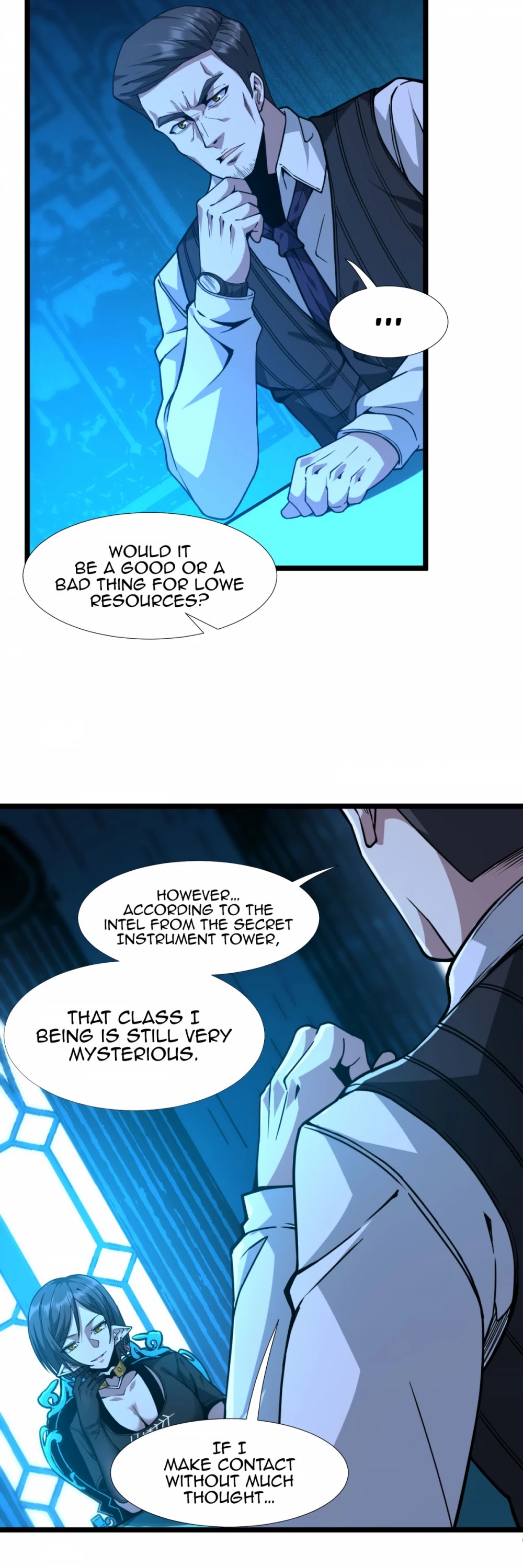 I'm Really Not the Evil God's Lackey Chapter 32 page 53 - Chapter 32: He's Changed You a Lot