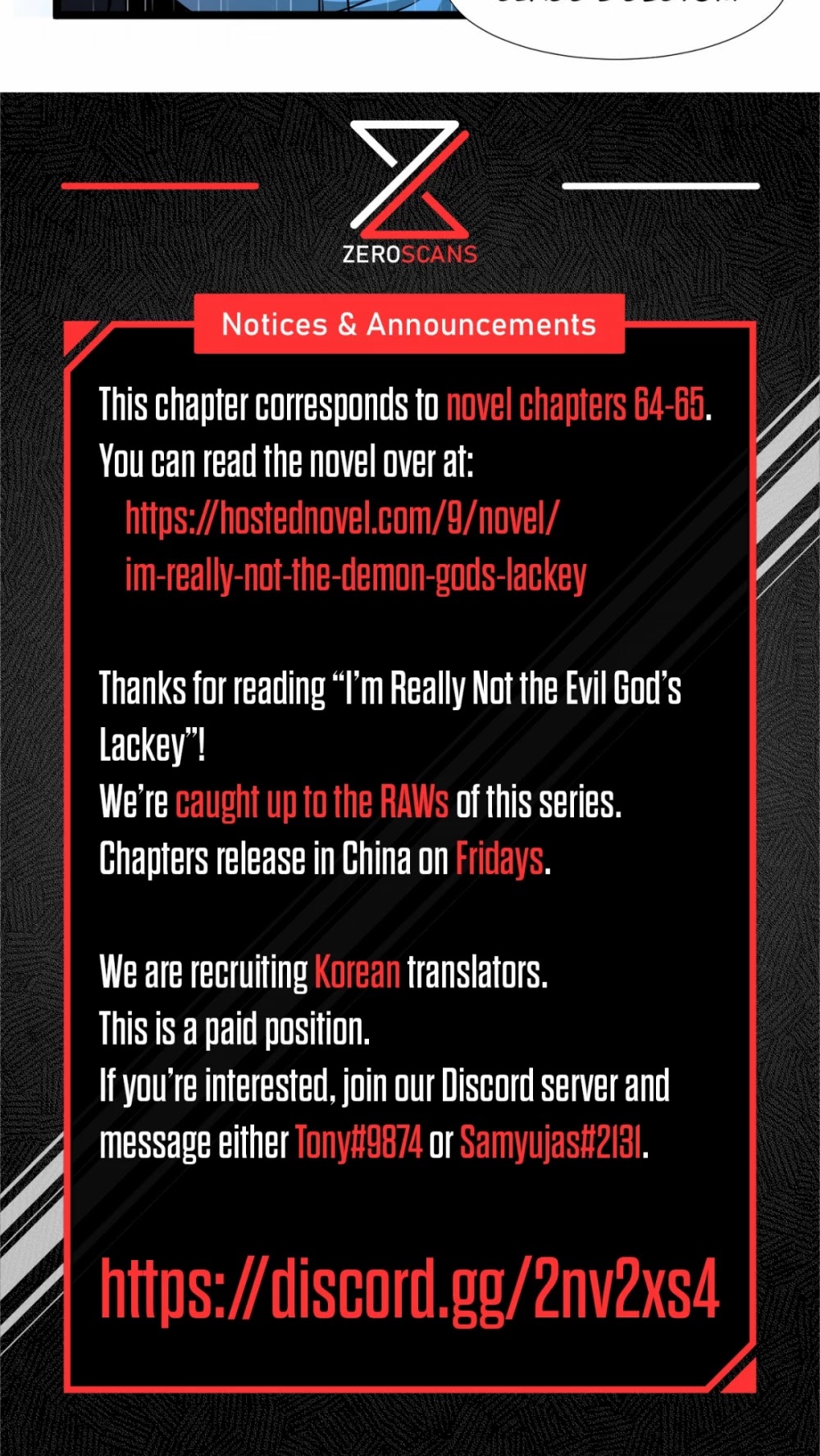 I'm Really Not the Evil God's Lackey Chapter 33 page 63 - Chapter 33: Transfer Request