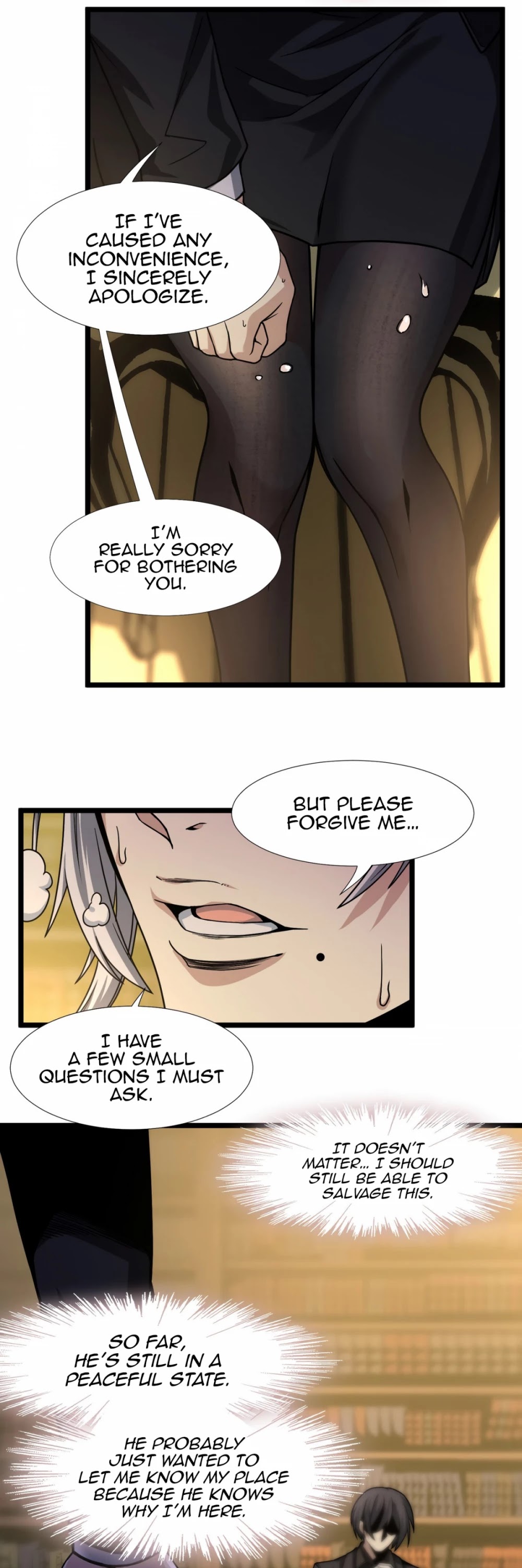 I'm Really Not the Evil God's Lackey Chapter 34 page 38 - Chapter 34: Your Next Line is