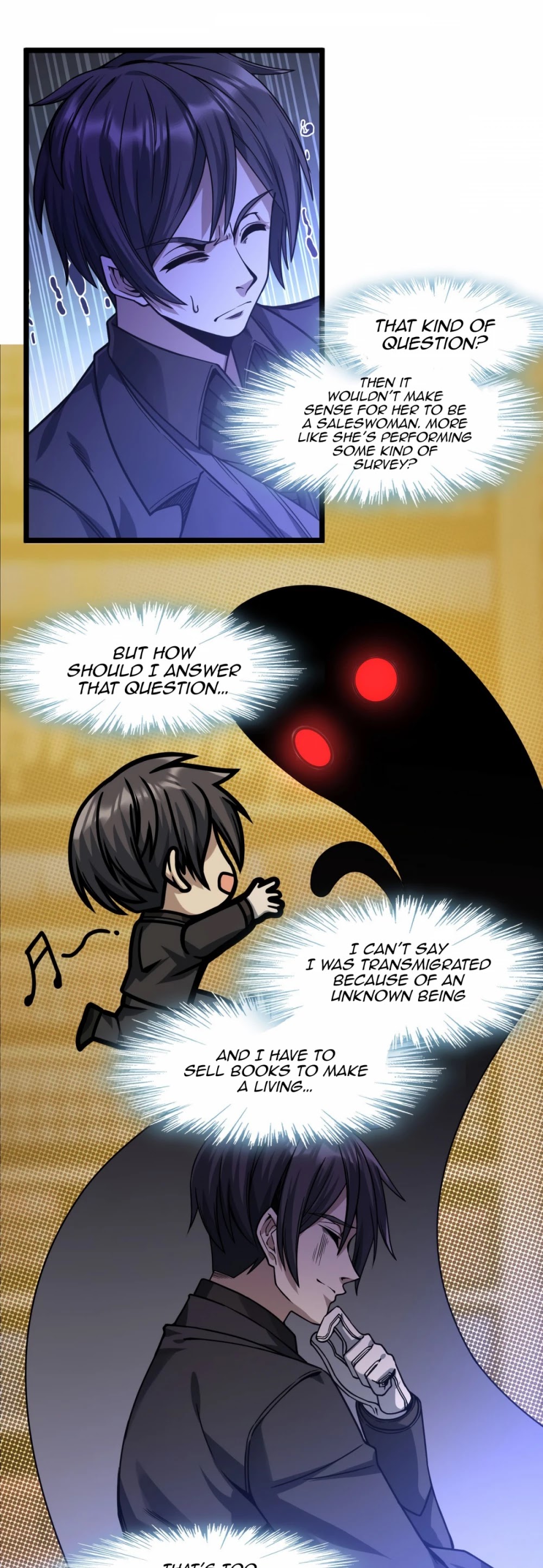 I'm Really Not the Evil God's Lackey Chapter 34 page 44 - Chapter 34: Your Next Line is