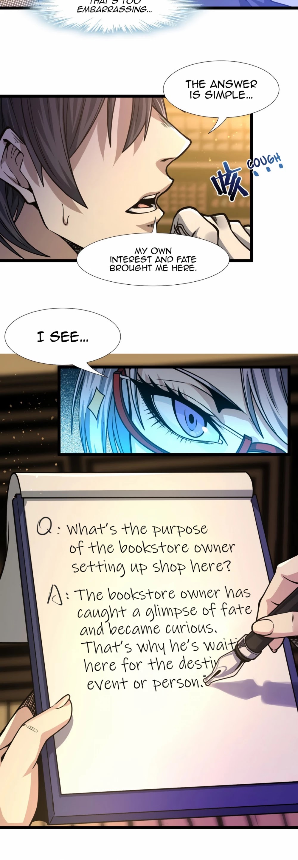 I'm Really Not the Evil God's Lackey Chapter 34 page 45 - Chapter 34: Your Next Line is
