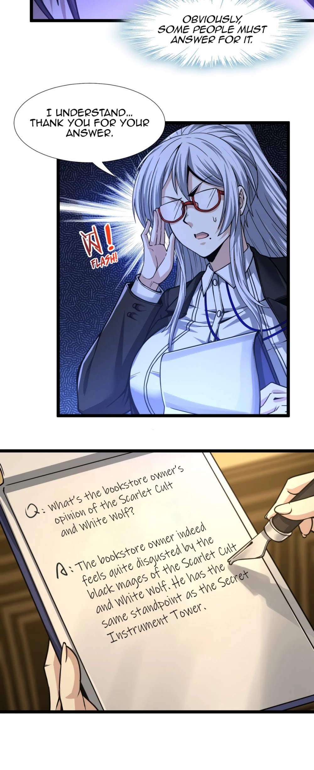 I'm Really Not the Evil God's Lackey Chapter 34 page 50 - Chapter 34: Your Next Line is