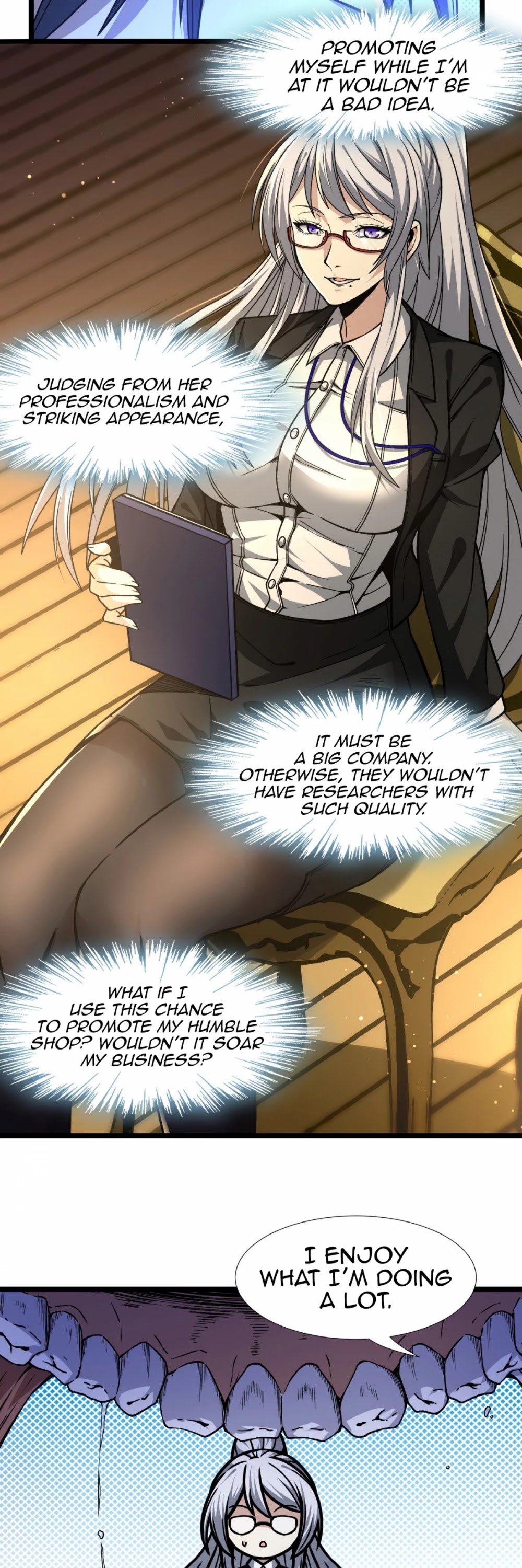 I'm Really Not the Evil God's Lackey Chapter 34 page 55 - Chapter 34: Your Next Line is