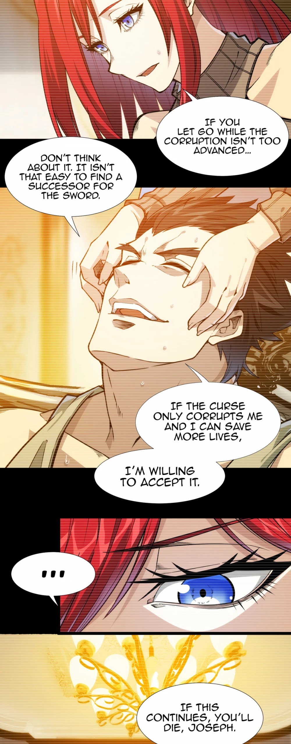 I'm Really Not the Evil God's Lackey Chapter 37 page 39 - Chapter 37: This Is My Decision