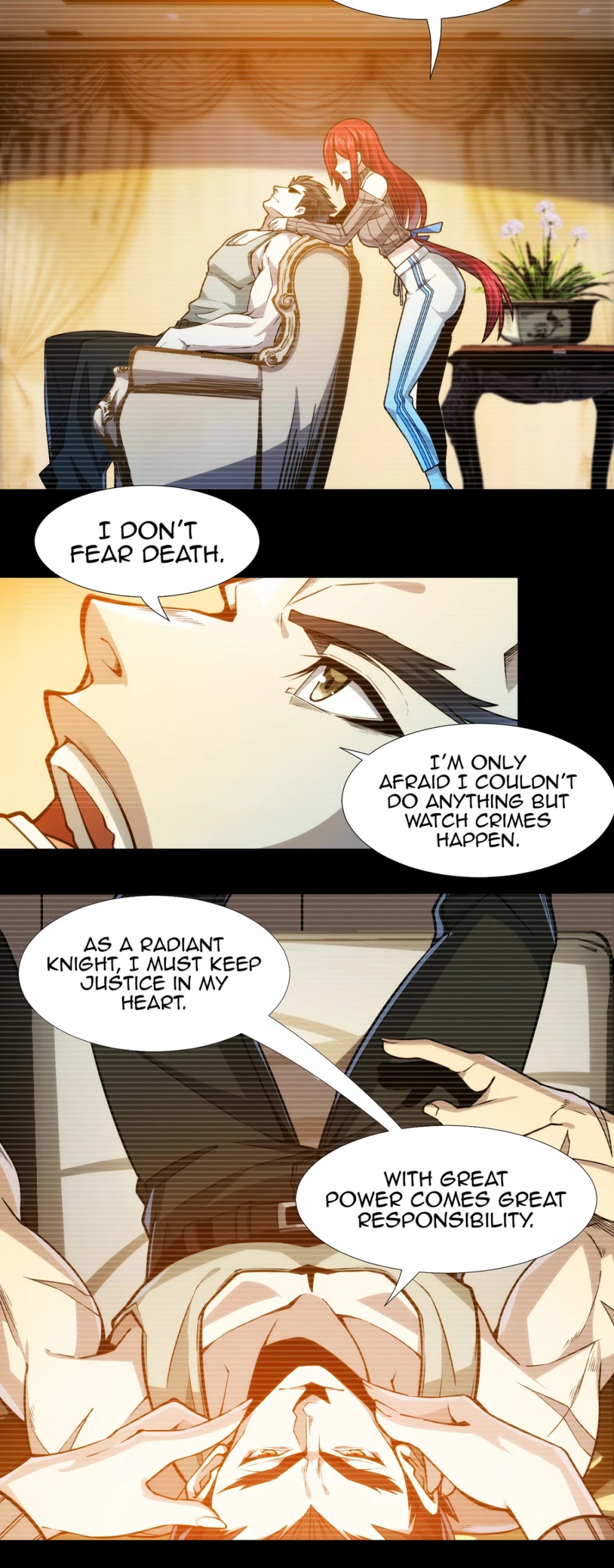 I'm Really Not the Evil God's Lackey Chapter 37 page 40 - Chapter 37: This Is My Decision