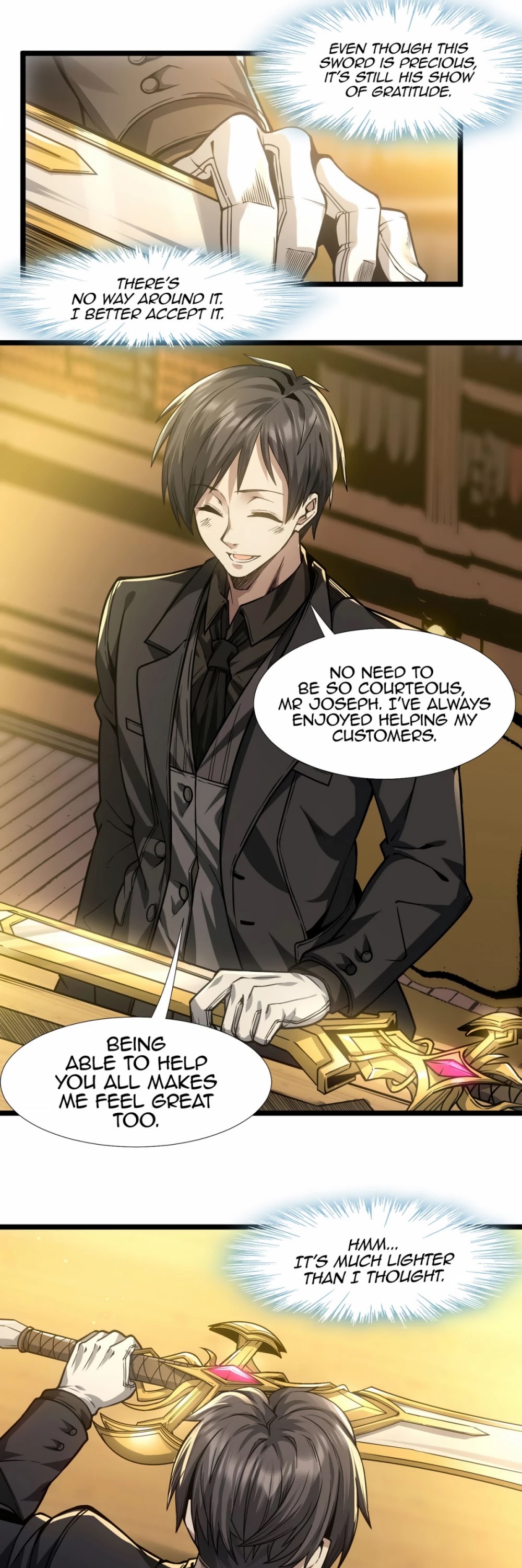 I'm Really Not the Evil God's Lackey Chapter 38 page 17 - Chapter 38: Can I Pull It Out And Have A Look?