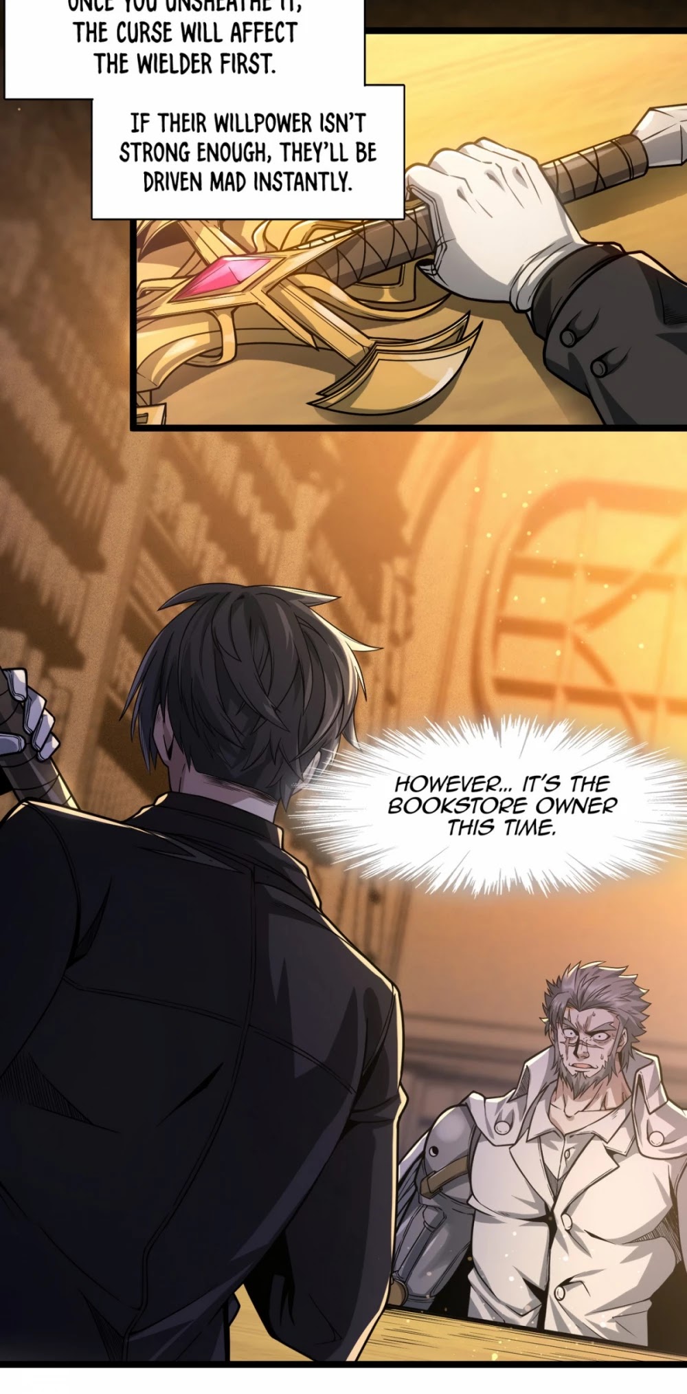 I'm Really Not the Evil God's Lackey Chapter 38 page 32 - Chapter 38: Can I Pull It Out And Have A Look?