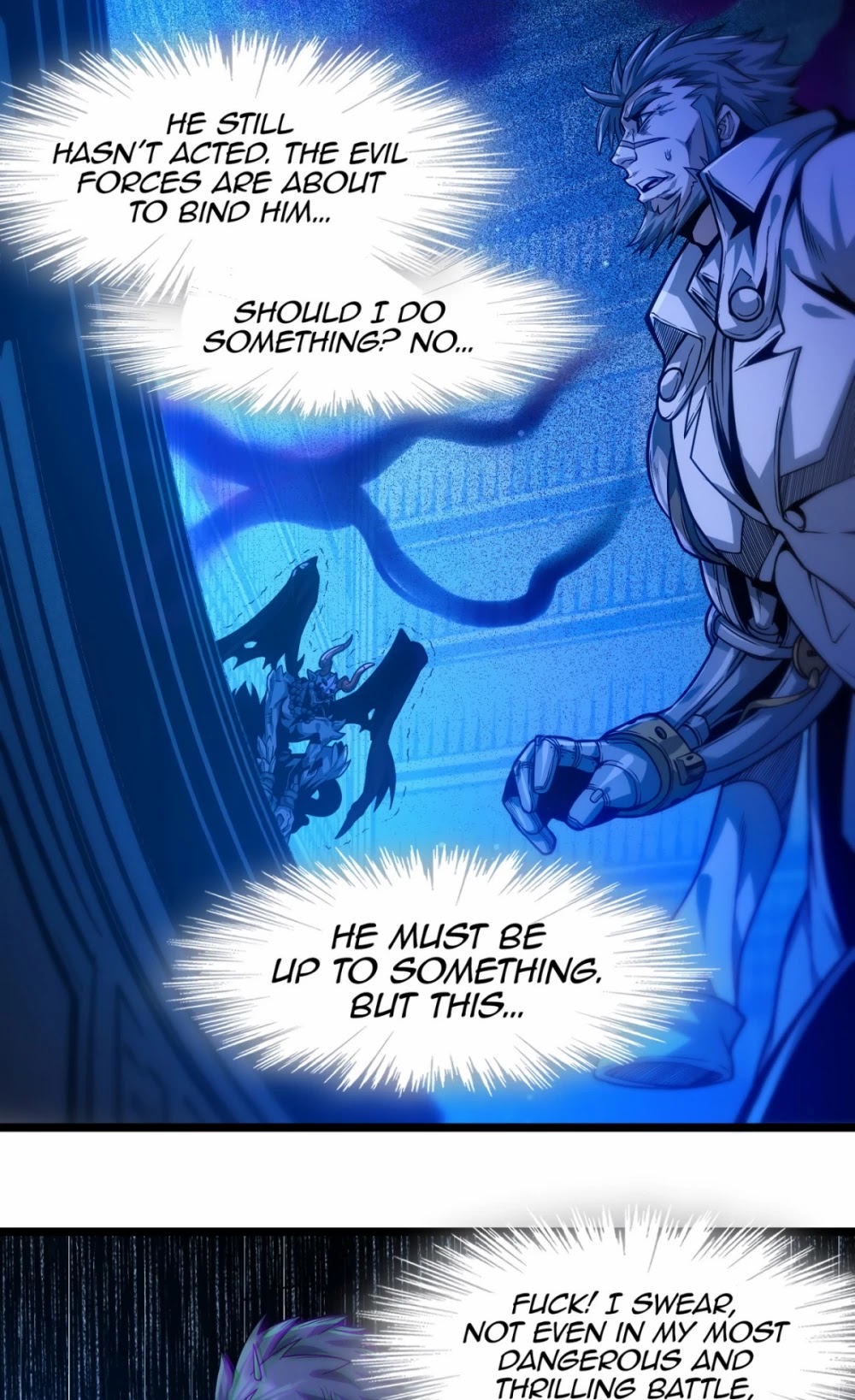 I'm Really Not the Evil God's Lackey Chapter 38 page 43 - Chapter 38: Can I Pull It Out And Have A Look?