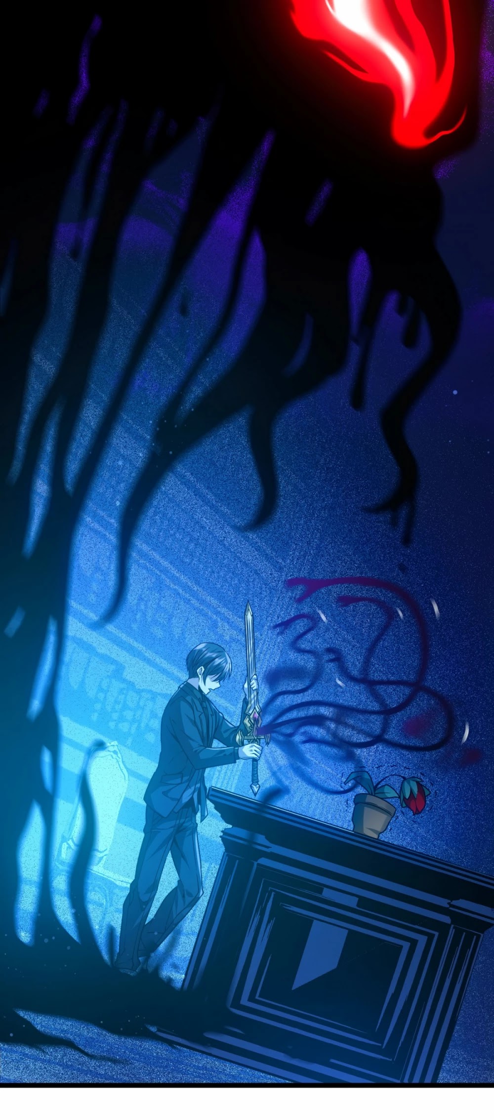 I'm Really Not the Evil God's Lackey Chapter 38 page 50 - Chapter 38: Can I Pull It Out And Have A Look?