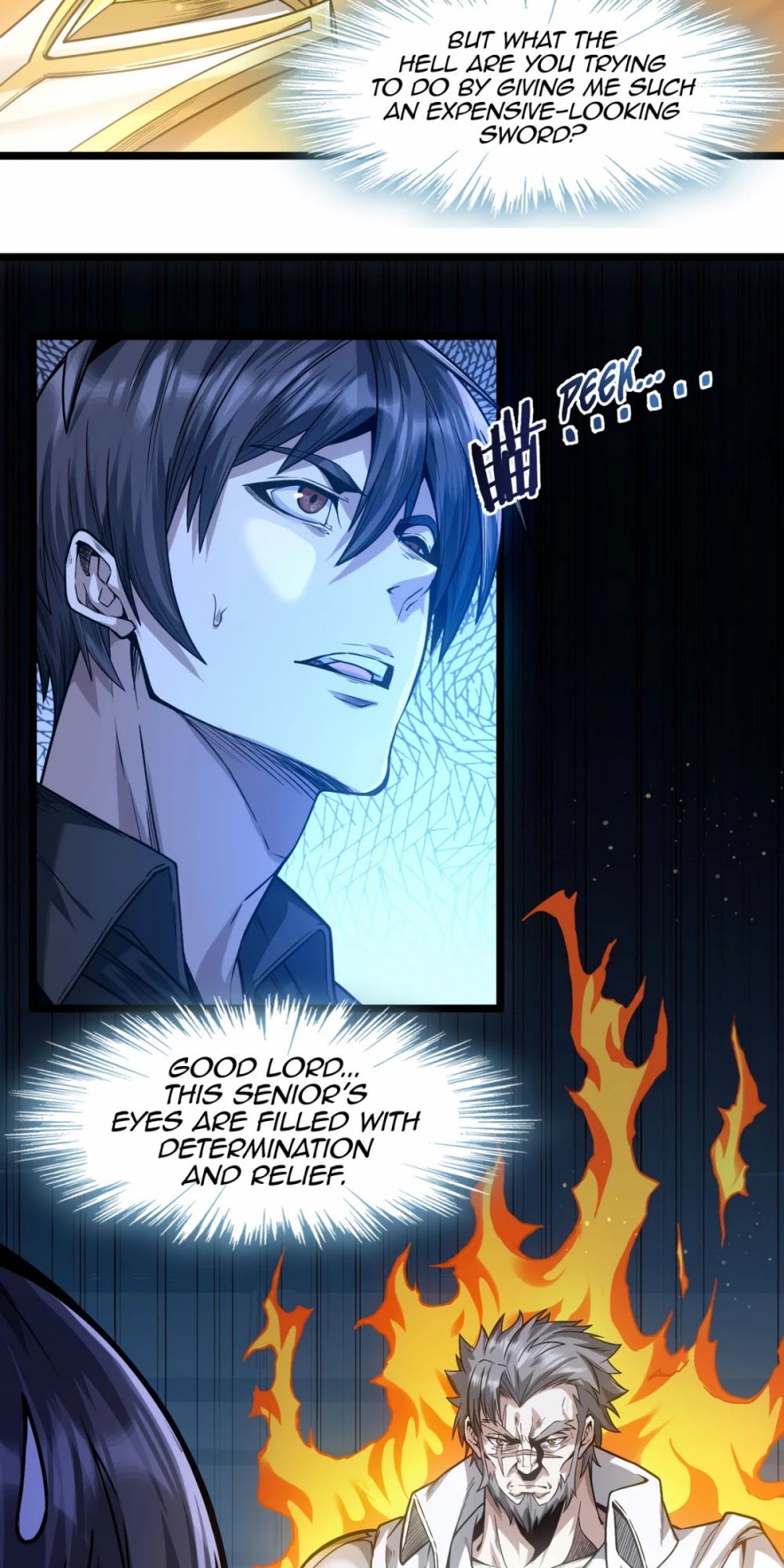 I'm Really Not the Evil God's Lackey Chapter 38 page 7 - Chapter 38: Can I Pull It Out And Have A Look?