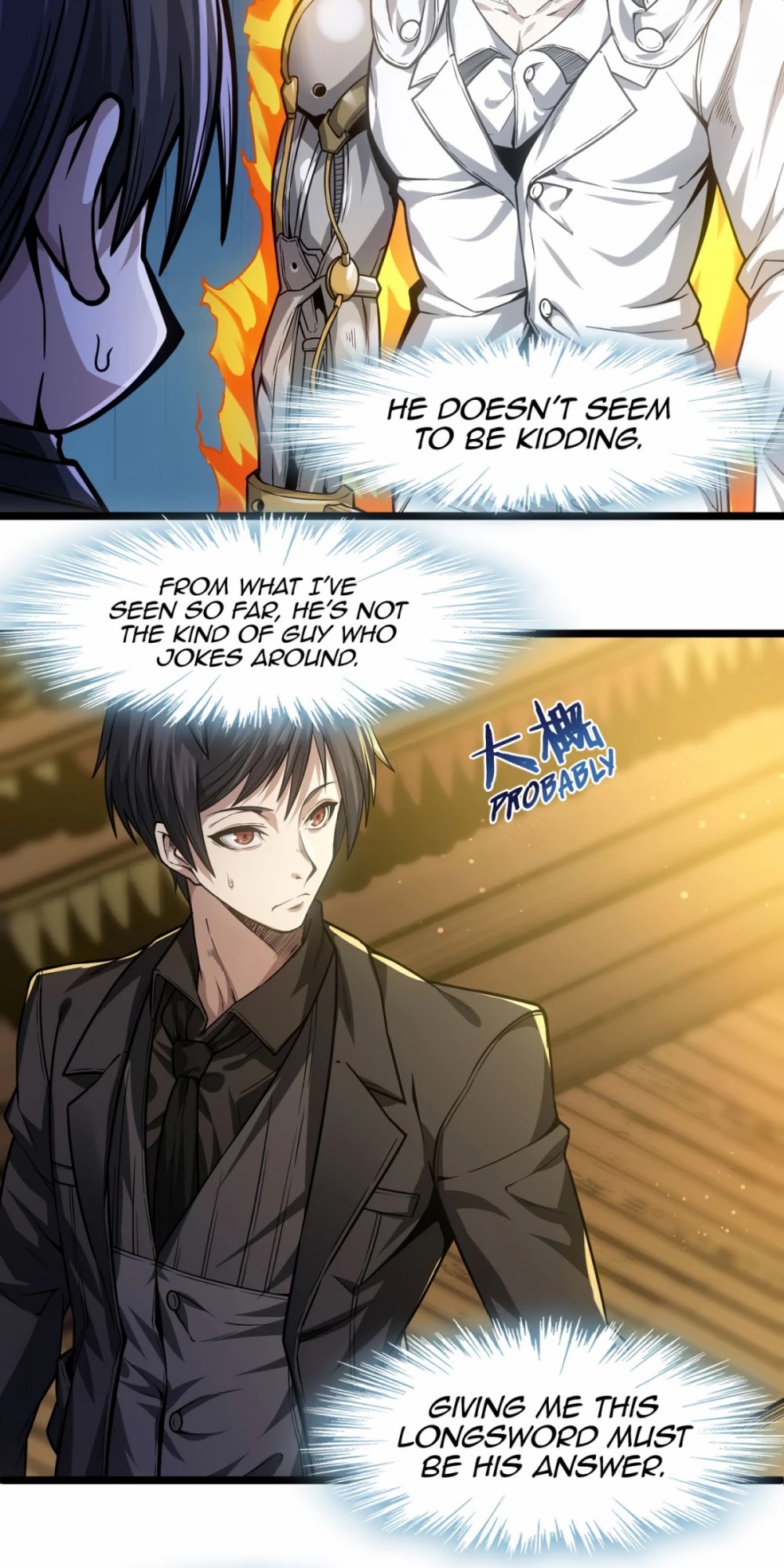 I'm Really Not the Evil God's Lackey Chapter 38 page 8 - Chapter 38: Can I Pull It Out And Have A Look?