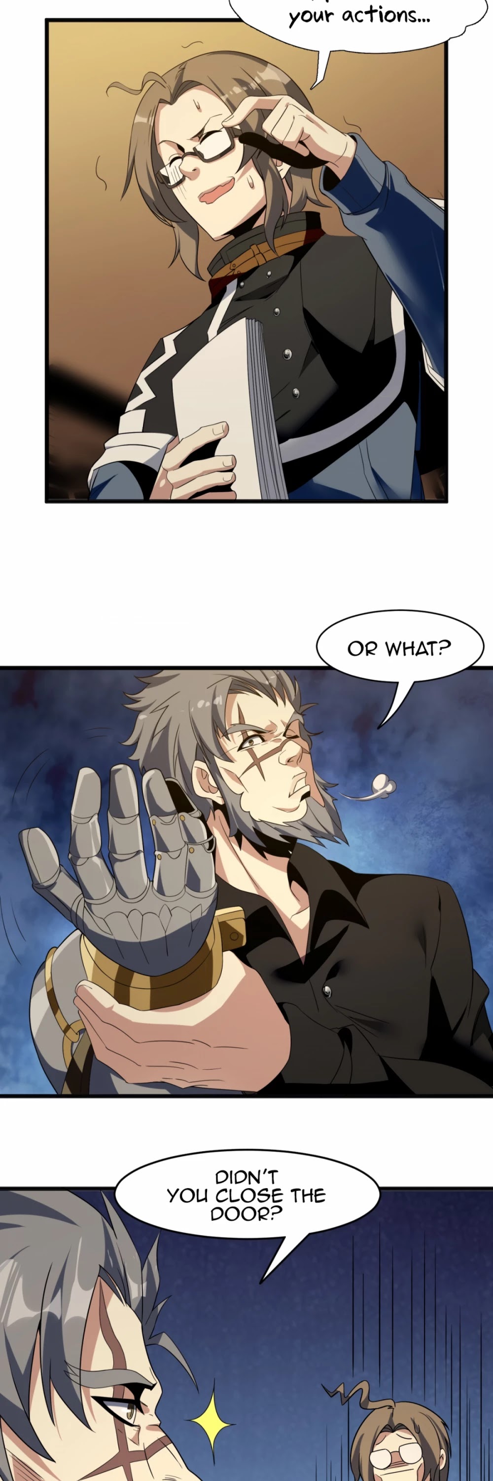 I'm Really Not the Evil God's Lackey Chapter 4 page 24 - Chapter 4: Radiant Knight