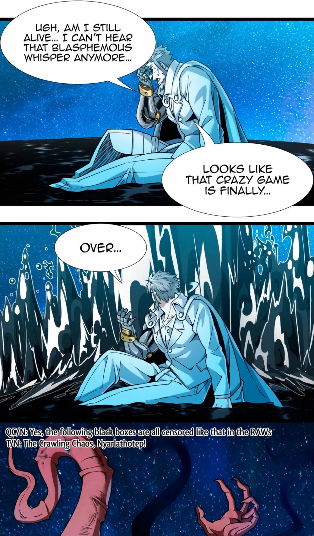 I'm Really Not the Evil God's Lackey Chapter 40 page 18 - Chapter 40: Shine, Light of Humanity