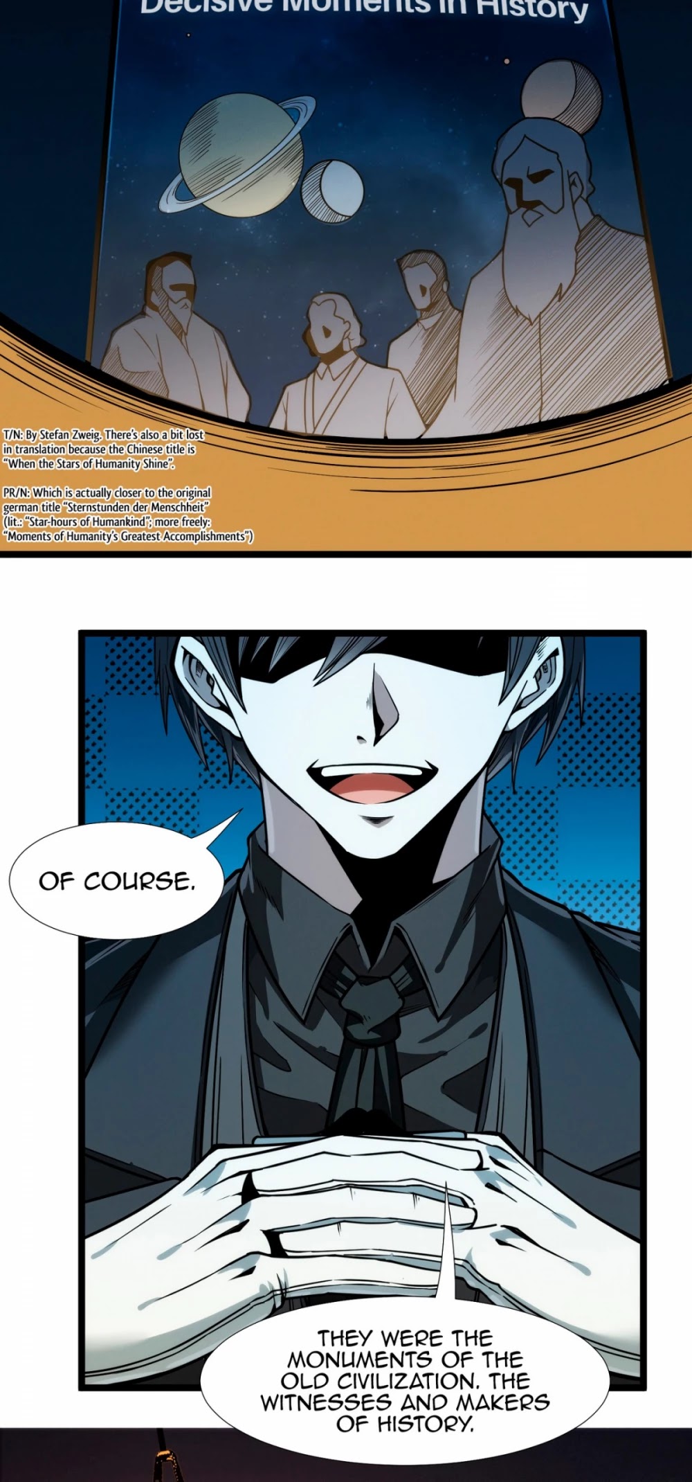 I'm Really Not the Evil God's Lackey Chapter 40 page 35 - Chapter 40: Shine, Light of Humanity
