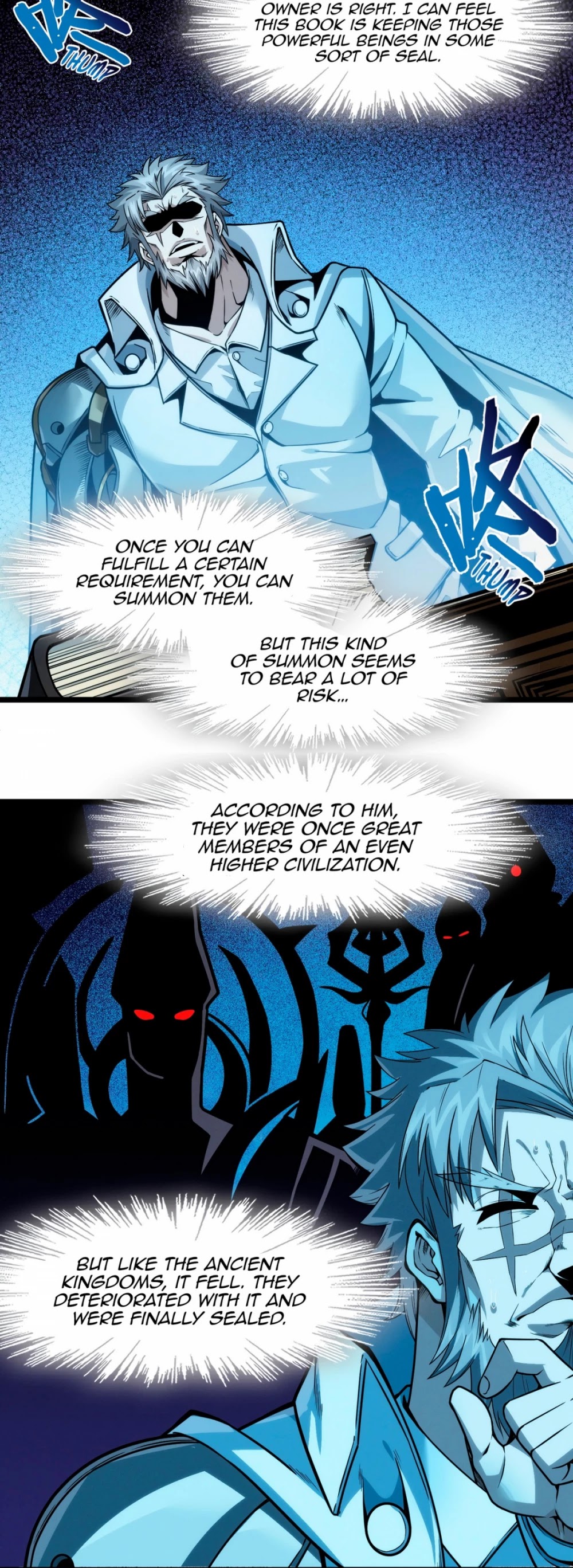 I'm Really Not the Evil God's Lackey Chapter 40 page 37 - Chapter 40: Shine, Light of Humanity