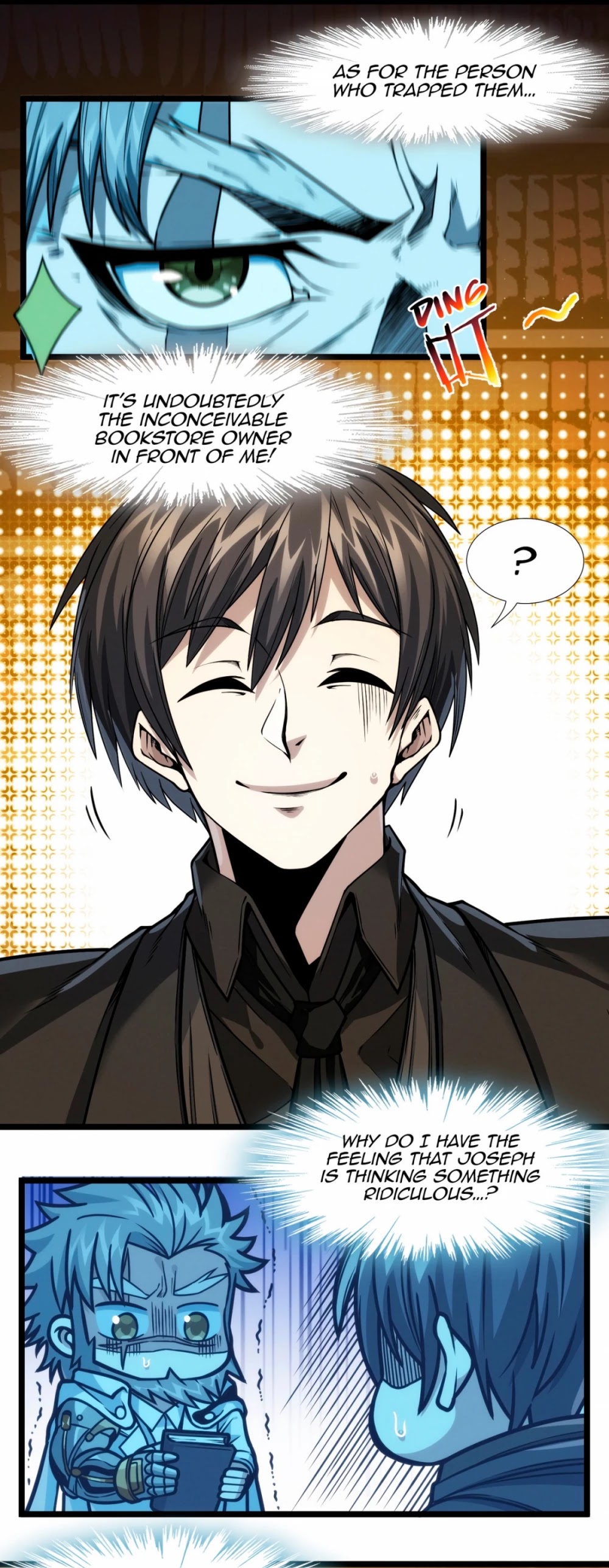 I'm Really Not the Evil God's Lackey Chapter 40 page 38 - Chapter 40: Shine, Light of Humanity