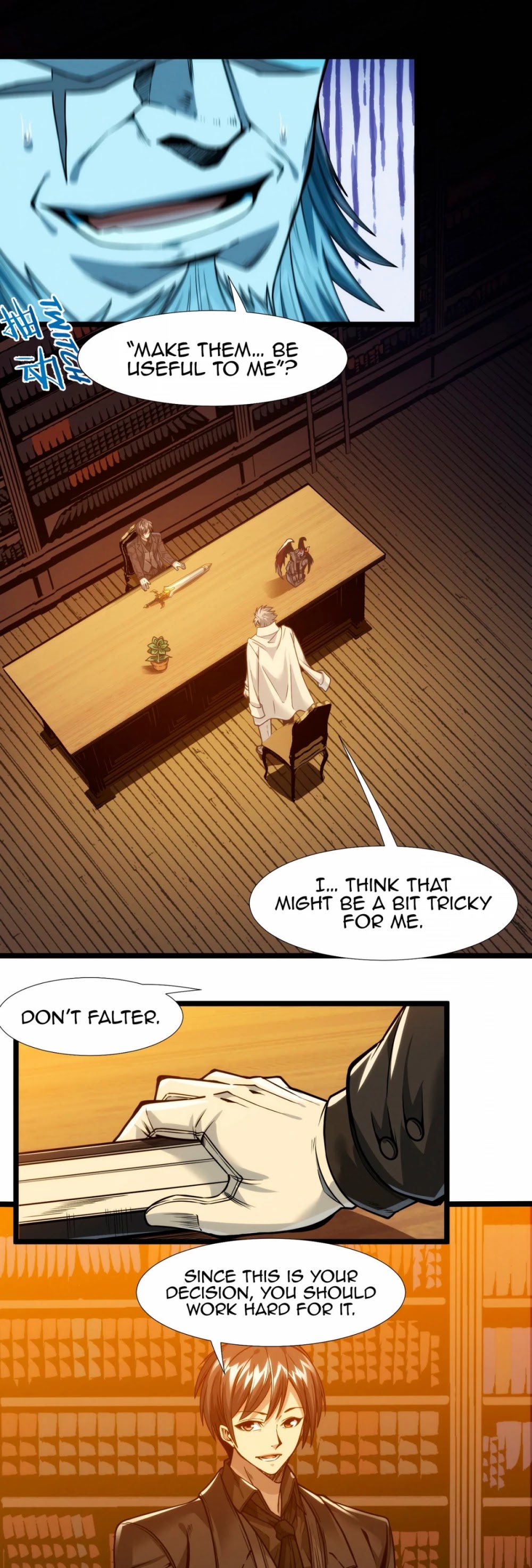 I'm Really Not the Evil God's Lackey Chapter 40 page 40 - Chapter 40: Shine, Light of Humanity