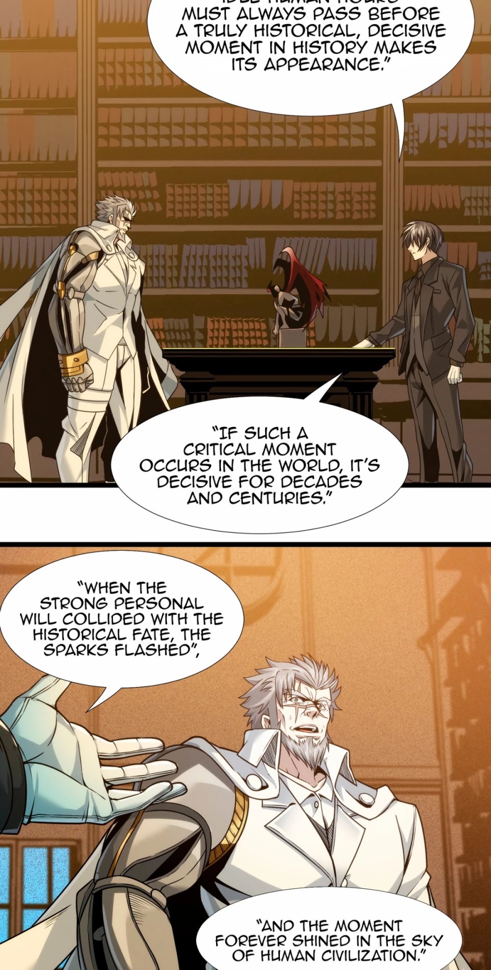 I'm Really Not the Evil God's Lackey Chapter 40 page 43 - Chapter 40: Shine, Light of Humanity