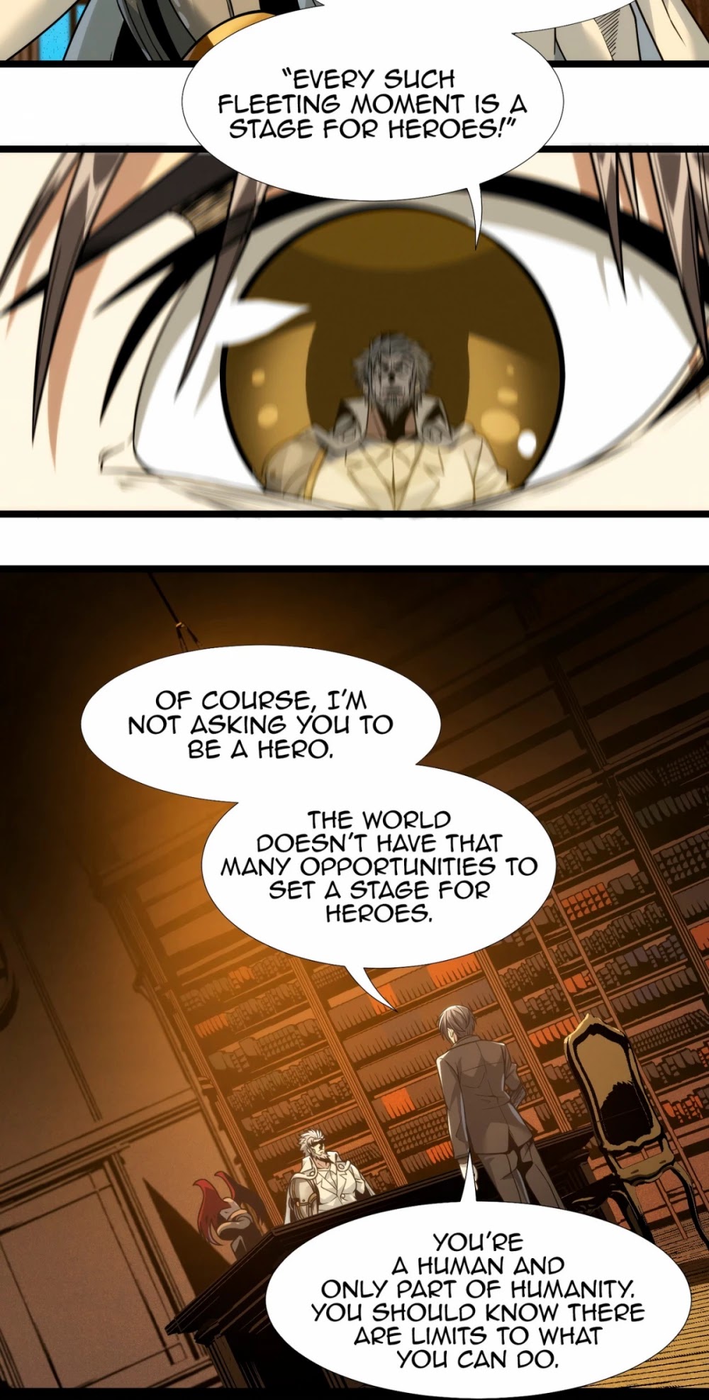 I'm Really Not the Evil God's Lackey Chapter 40 page 44 - Chapter 40: Shine, Light of Humanity
