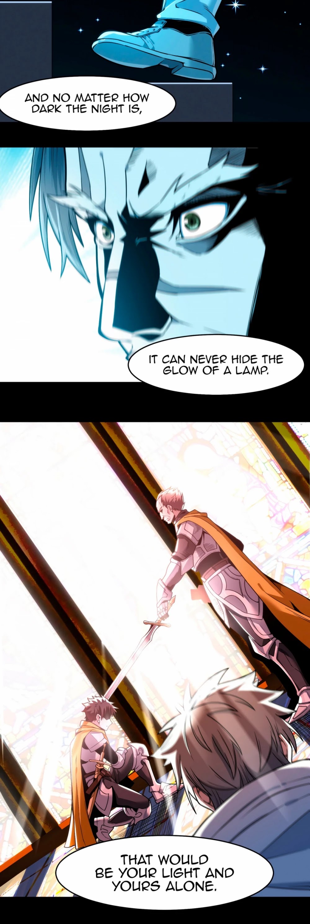 I'm Really Not the Evil God's Lackey Chapter 40 page 46 - Chapter 40: Shine, Light of Humanity