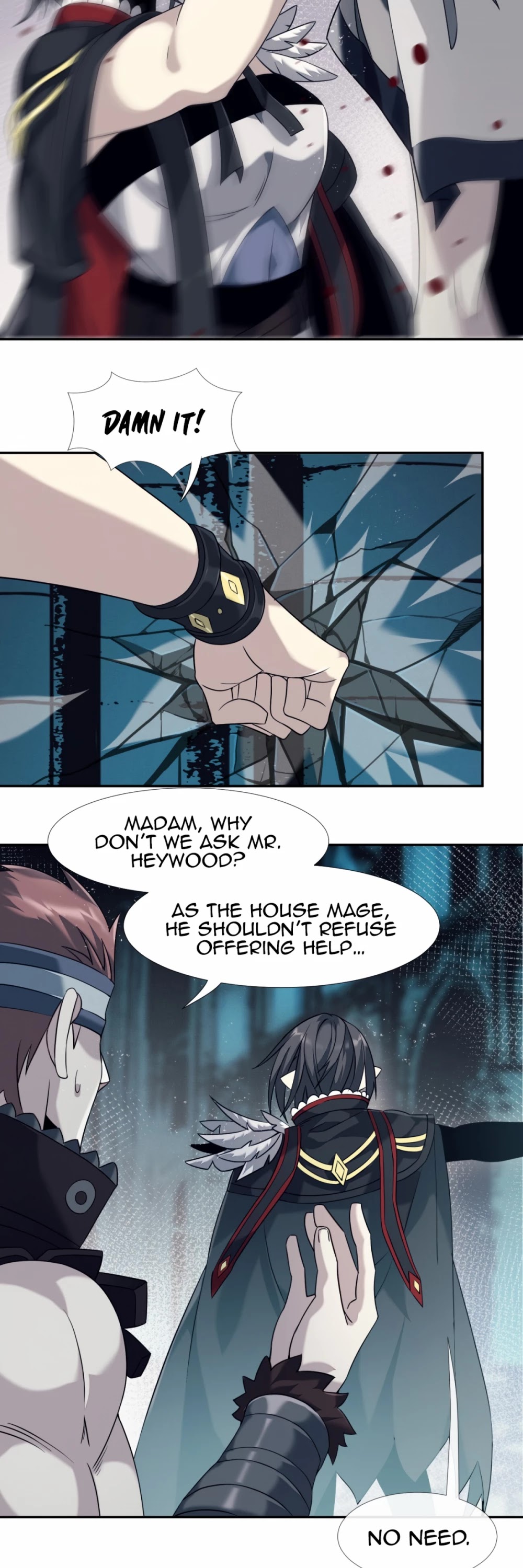 I'm Really Not the Evil God's Lackey Chapter 5 page 37 - Chapter 5: Silence