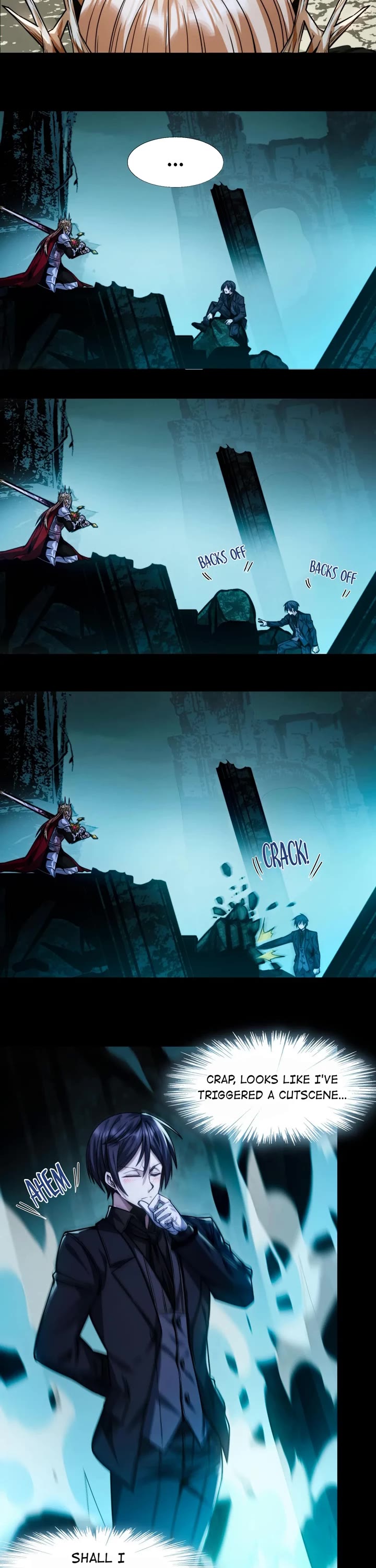 I'm Really Not the Evil God's Lackey Chapter 50 page 23 - Chapter 50: Be Your Sword