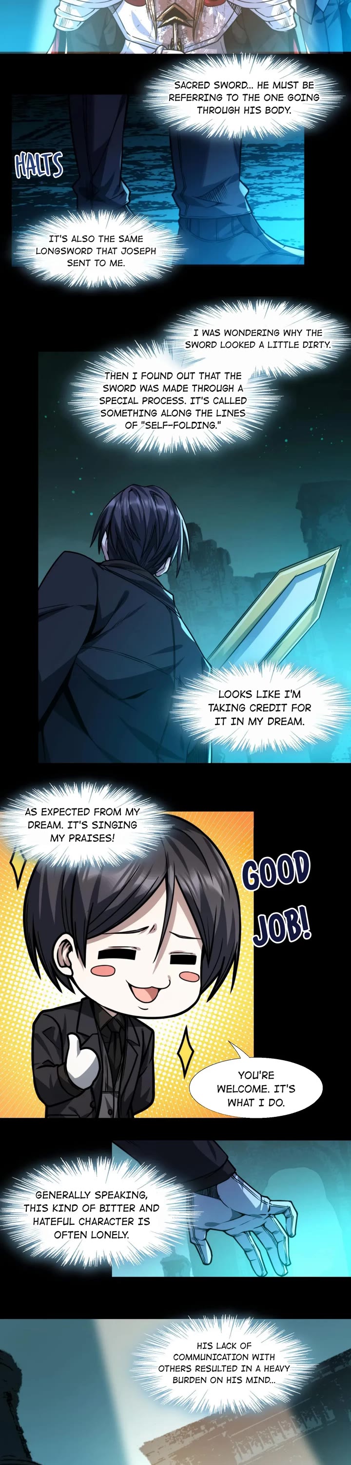 I'm Really Not the Evil God's Lackey Chapter 50 page 28 - Chapter 50: Be Your Sword