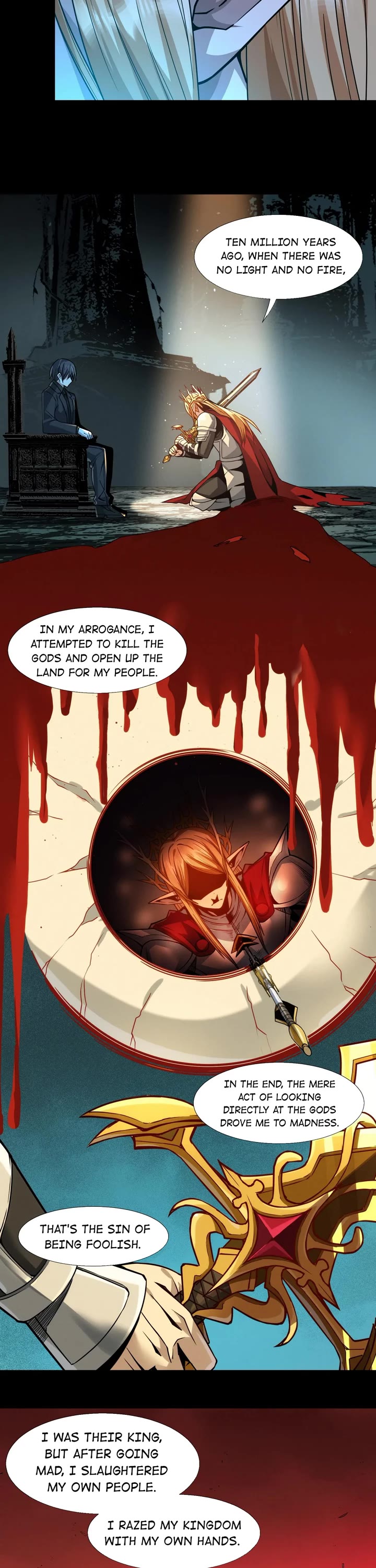 I'm Really Not the Evil God's Lackey Chapter 50 page 32 - Chapter 50: Be Your Sword
