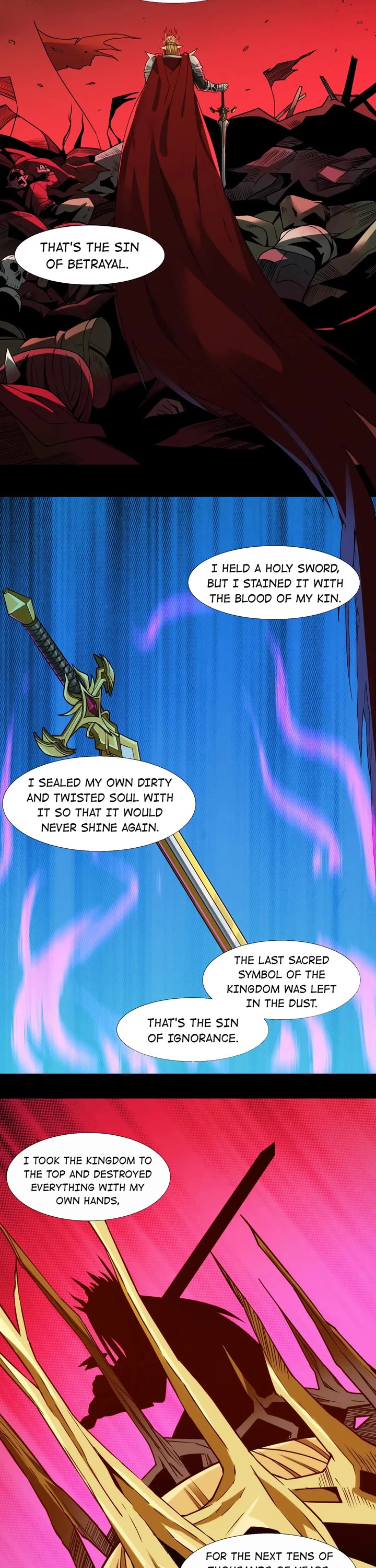 I'm Really Not the Evil God's Lackey Chapter 50 page 33 - Chapter 50: Be Your Sword