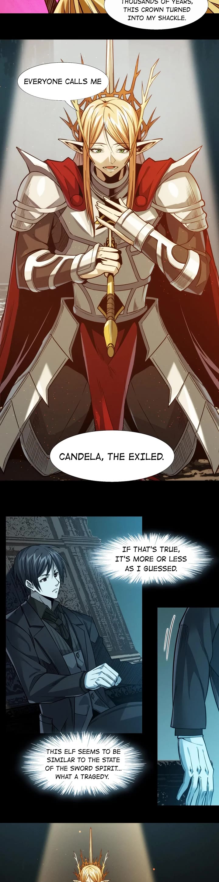 I'm Really Not the Evil God's Lackey Chapter 50 page 34 - Chapter 50: Be Your Sword
