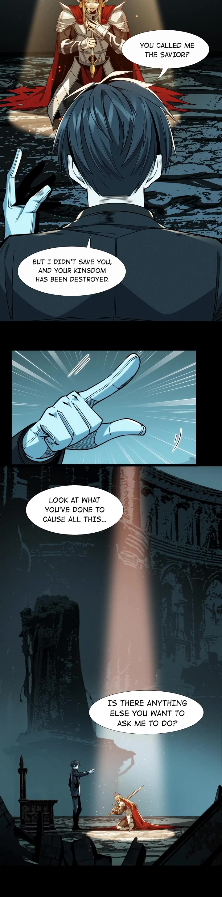 I'm Really Not the Evil God's Lackey Chapter 50 page 35 - Chapter 50: Be Your Sword