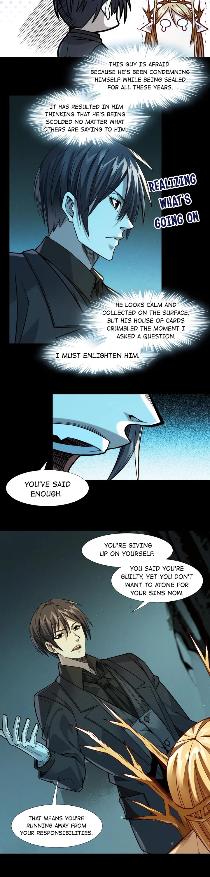 I'm Really Not the Evil God's Lackey Chapter 50 page 37 - Chapter 50: Be Your Sword