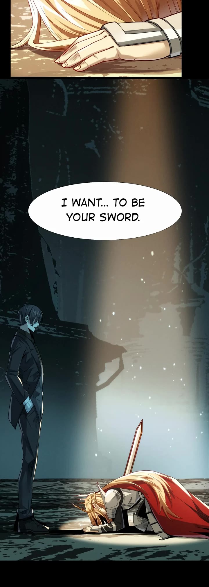 I'm Really Not the Evil God's Lackey Chapter 50 page 43 - Chapter 50: Be Your Sword