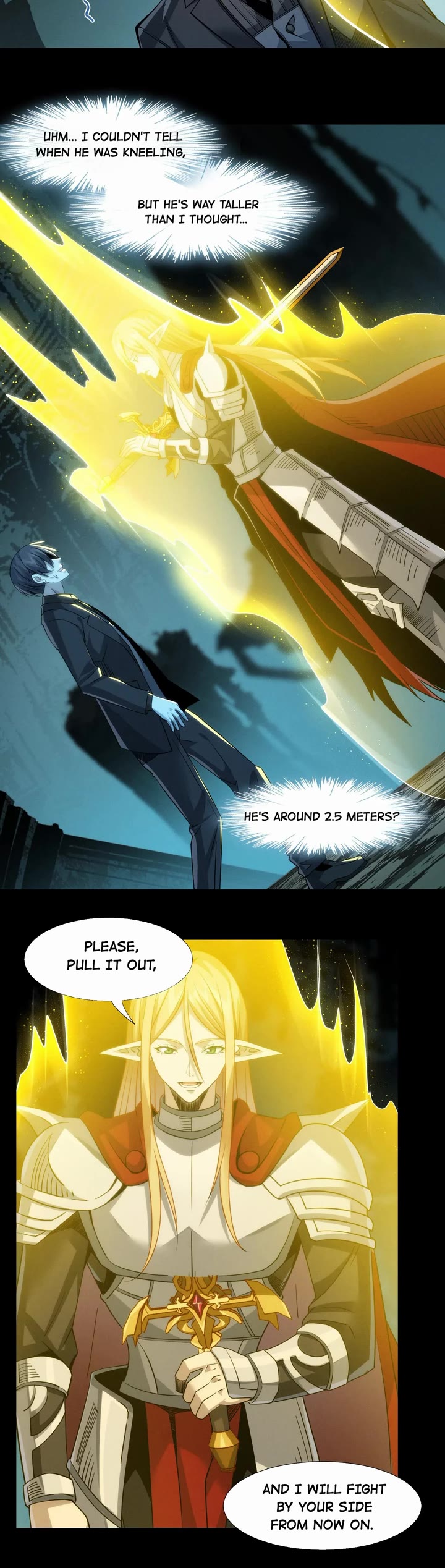 I'm Really Not the Evil God's Lackey Chapter 51 page 22 - Chapter 51: Offering My Loyalty