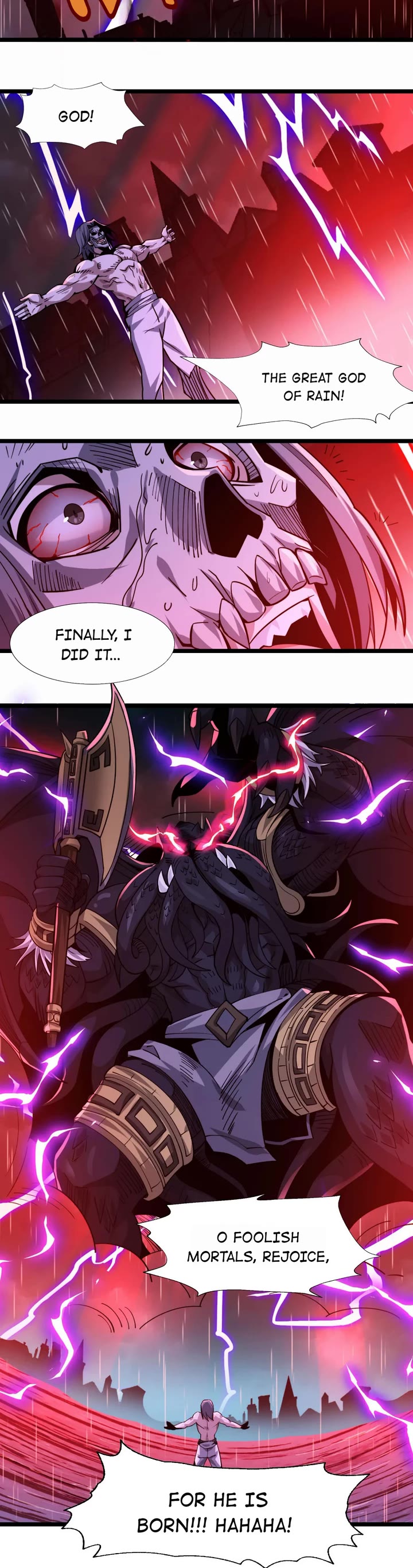 I'm Really Not the Evil God's Lackey Chapter 52 page 24 - Chapter 52: Is That the God You Speak of Right There?
