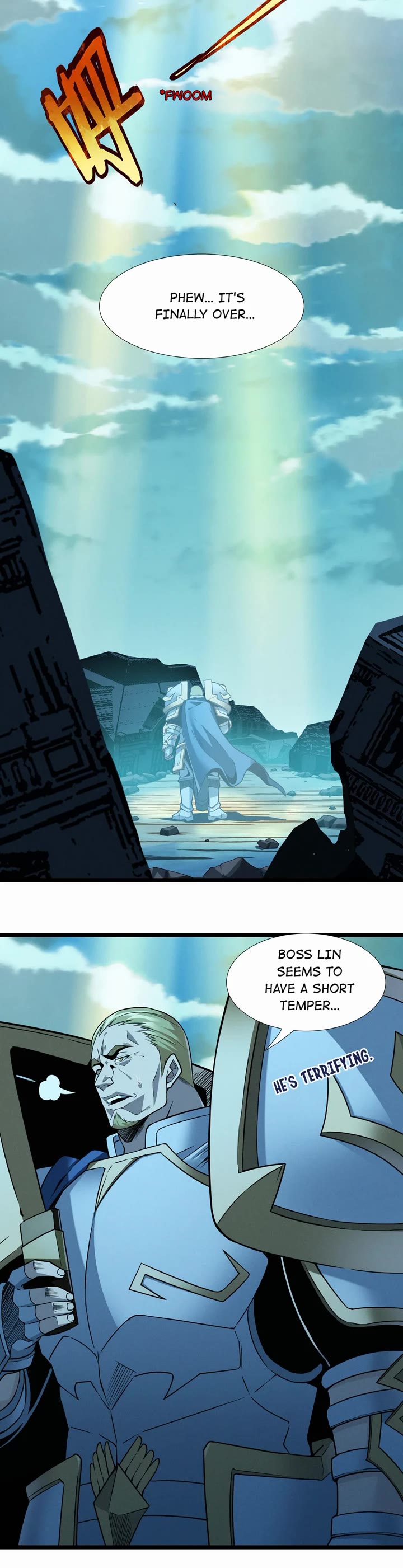 I'm Really Not the Evil God's Lackey Chapter 57 page 5 - Chapter 57: Burial