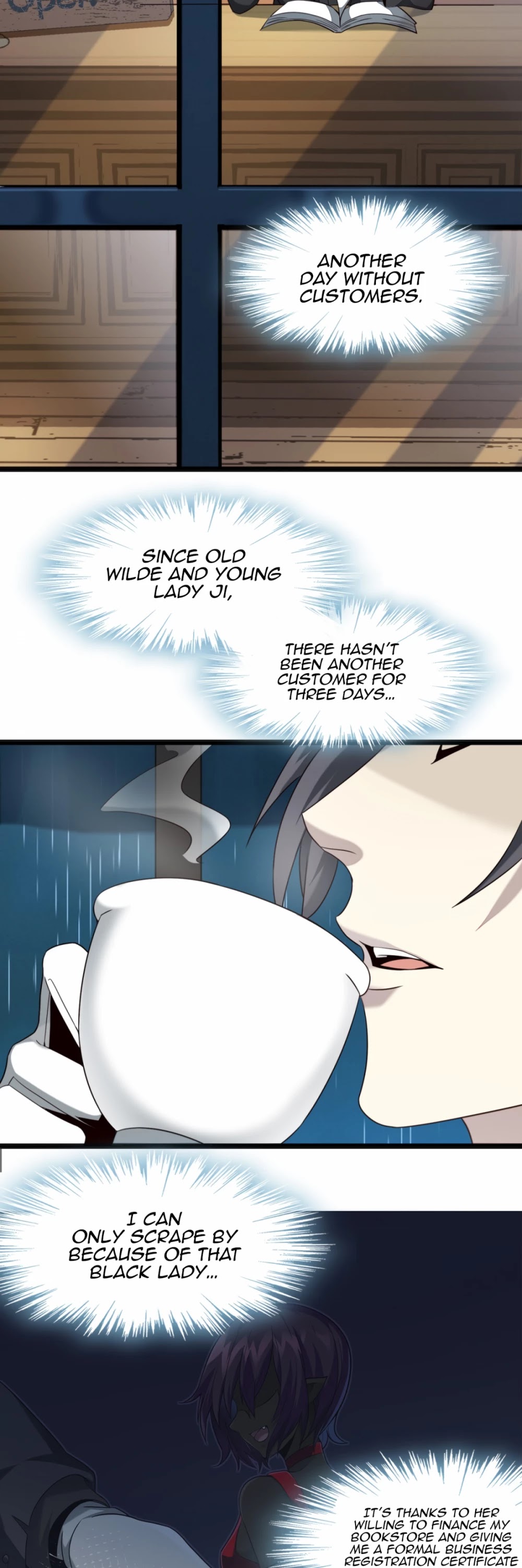 I'm Really Not the Evil God's Lackey Chapter 6 page 3 - Chapter 6: S-S-Something Urgent...