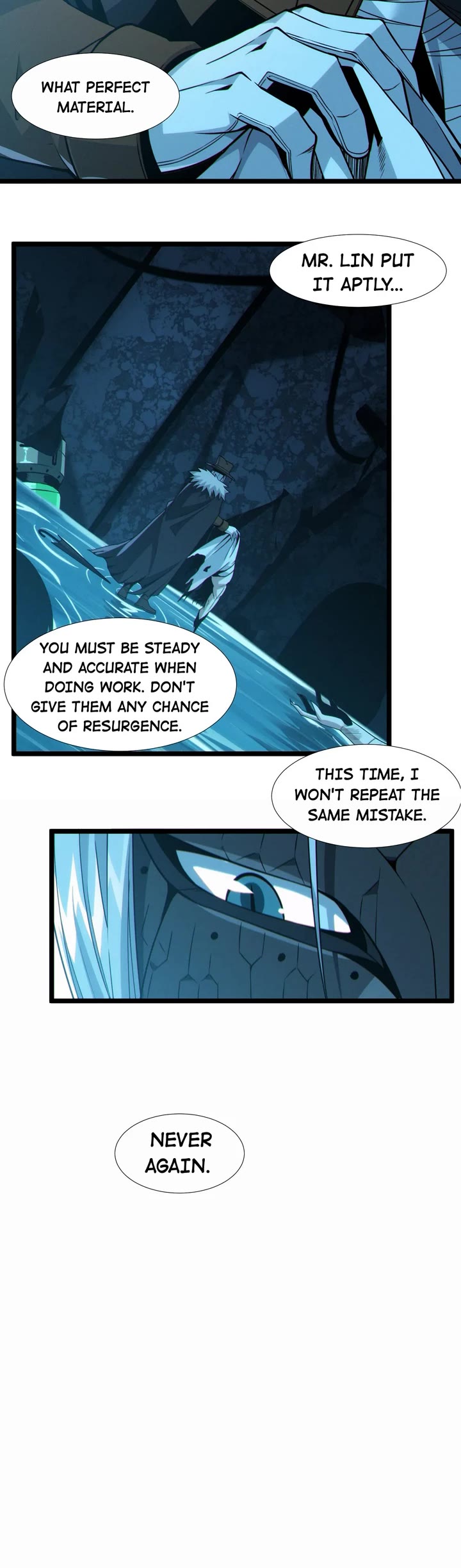 I'm Really Not the Evil God's Lackey Chapter 60 page 19 - Chapter 60: Never Again