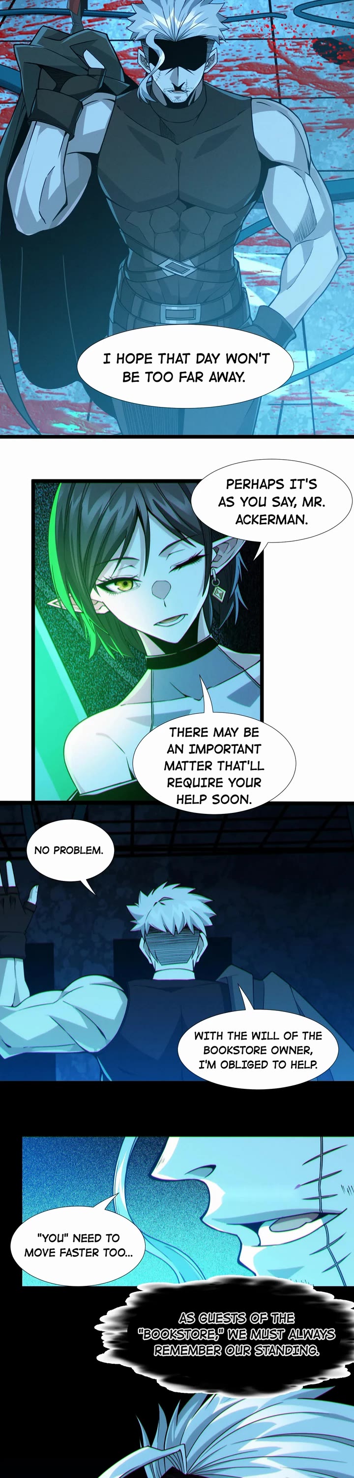 I'm Really Not the Evil God's Lackey Chapter 60 page 7 - Chapter 60: Never Again