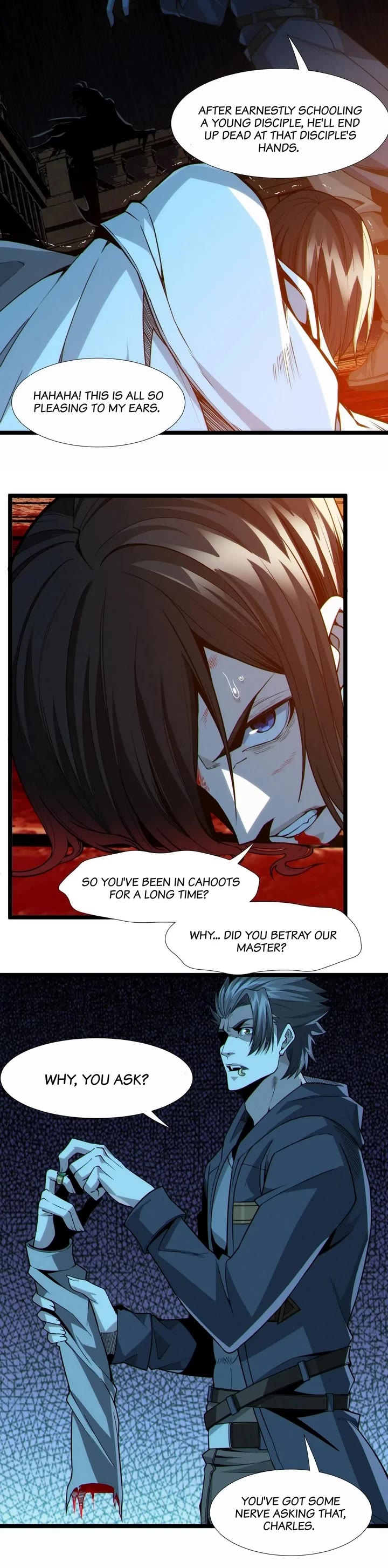I'm Really Not the Evil God's Lackey Chapter 61 page 15 - Chapter 61: Assassination. Betrayal.