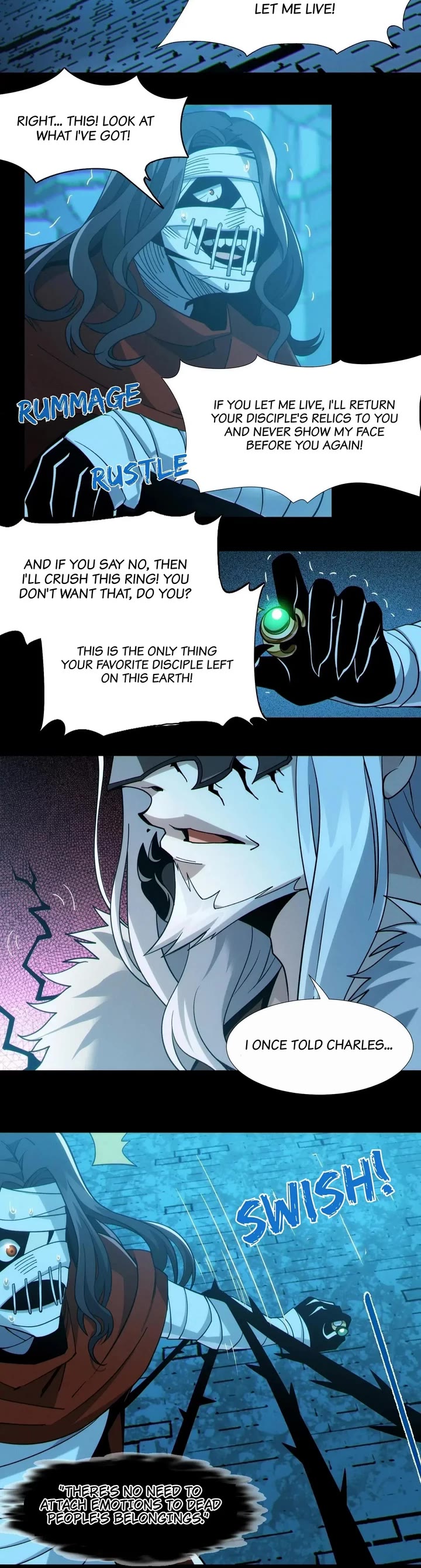 I'm Really Not the Evil God's Lackey Chapter 62 page 20 - Chapter 62: The Corpse Is Talking
