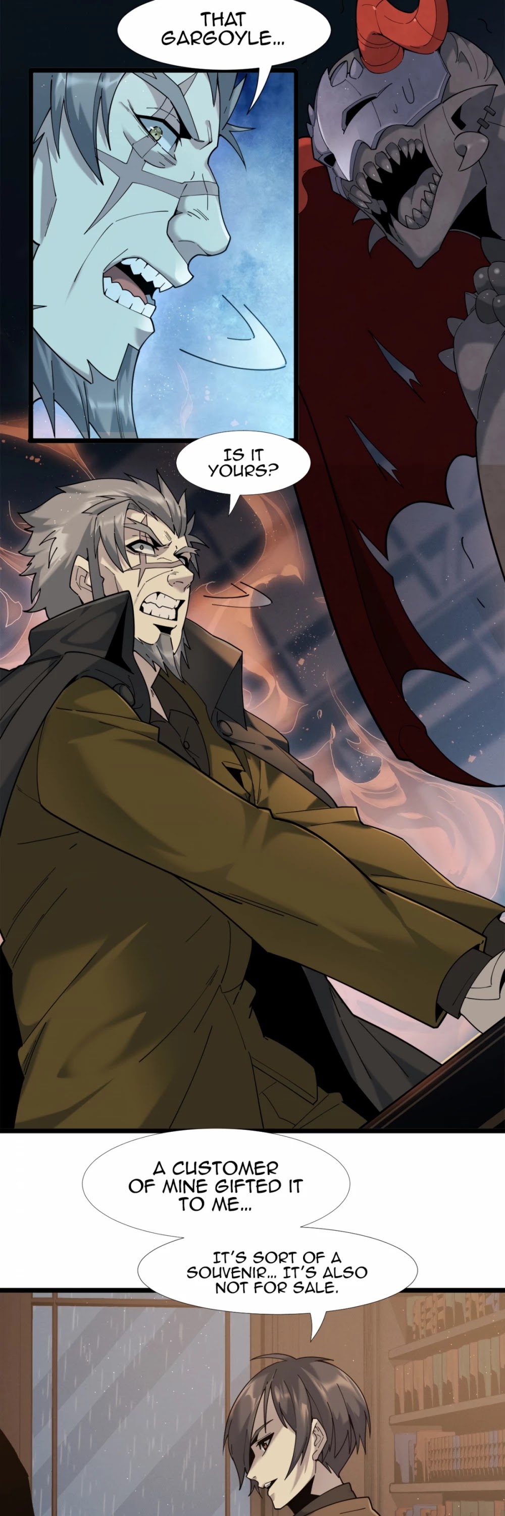 I'm Really Not the Evil God's Lackey Chapter 8 page 13 - Chapter 8: Strange Grandpa