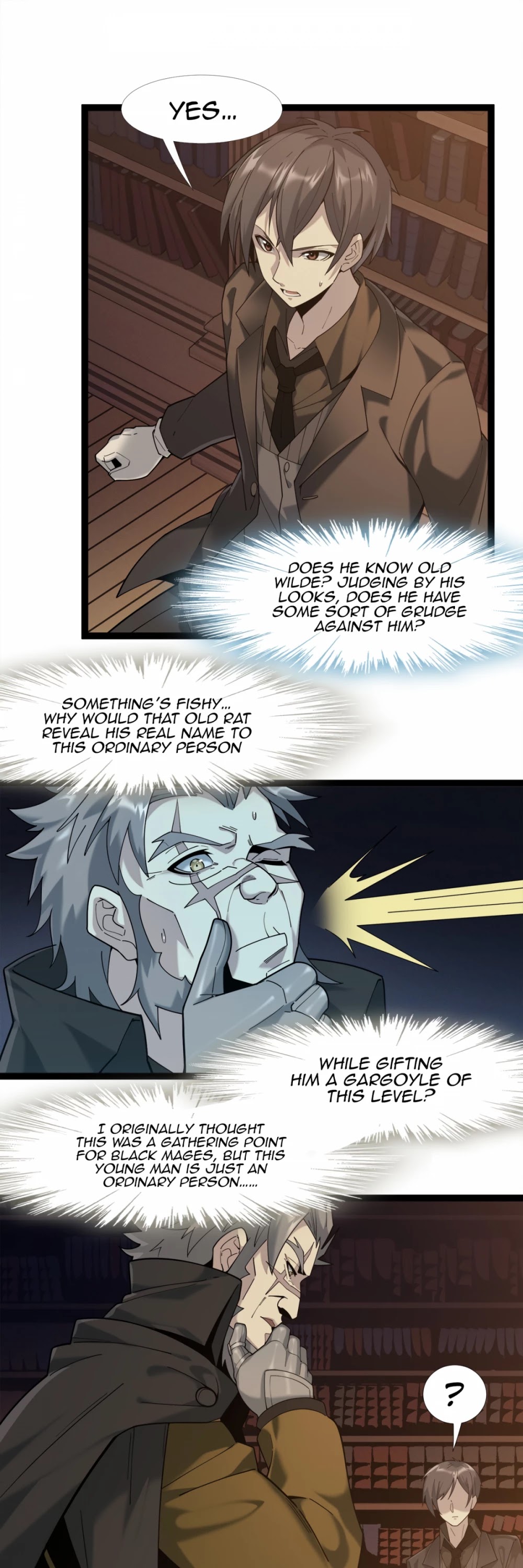 I'm Really Not the Evil God's Lackey Chapter 8 page 16 - Chapter 8: Strange Grandpa