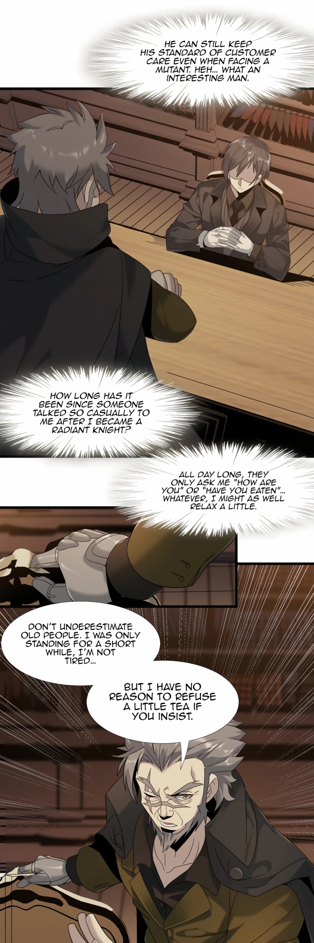 I'm Really Not the Evil God's Lackey Chapter 8 page 26 - Chapter 8: Strange Grandpa