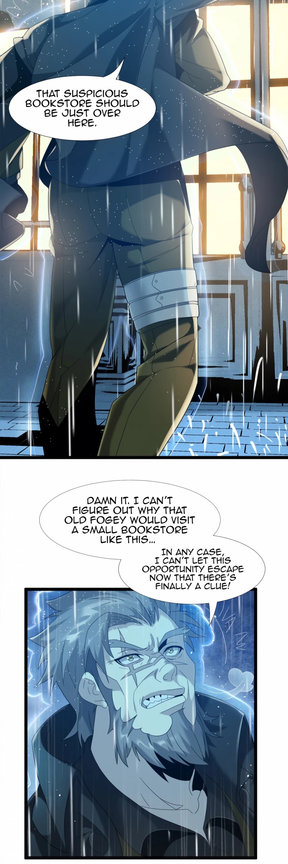 I'm Really Not the Evil God's Lackey Chapter 8 page 3 - Chapter 8: Strange Grandpa