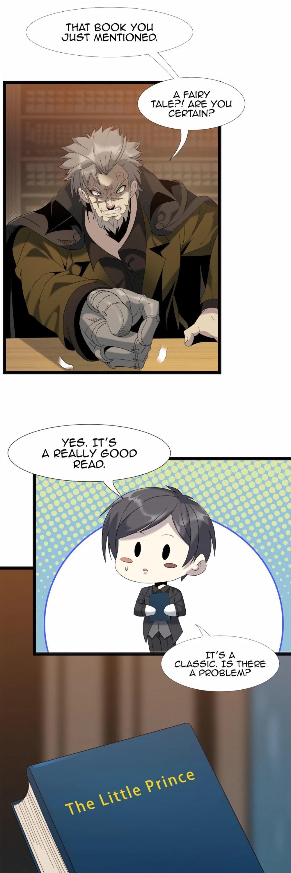 I'm Really Not the Evil God's Lackey Chapter 8 page 32 - Chapter 8: Strange Grandpa
