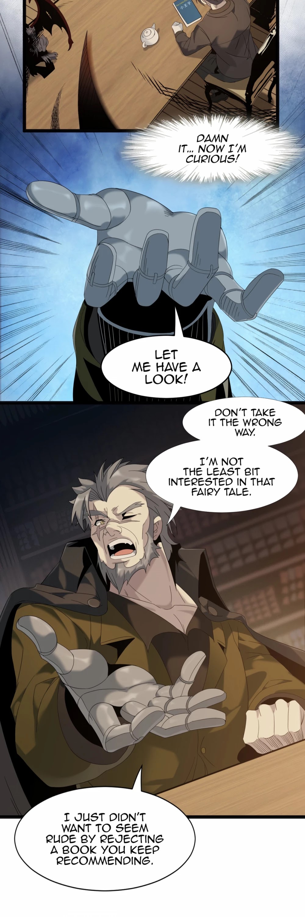 I'm Really Not the Evil God's Lackey Chapter 8 page 34 - Chapter 8: Strange Grandpa