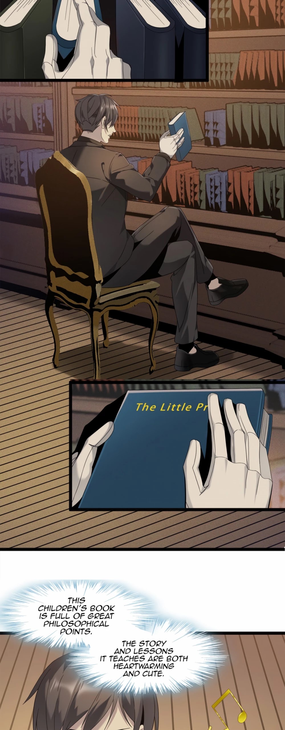 I'm Really Not the Evil God's Lackey Chapter 8 page 5 - Chapter 8: Strange Grandpa