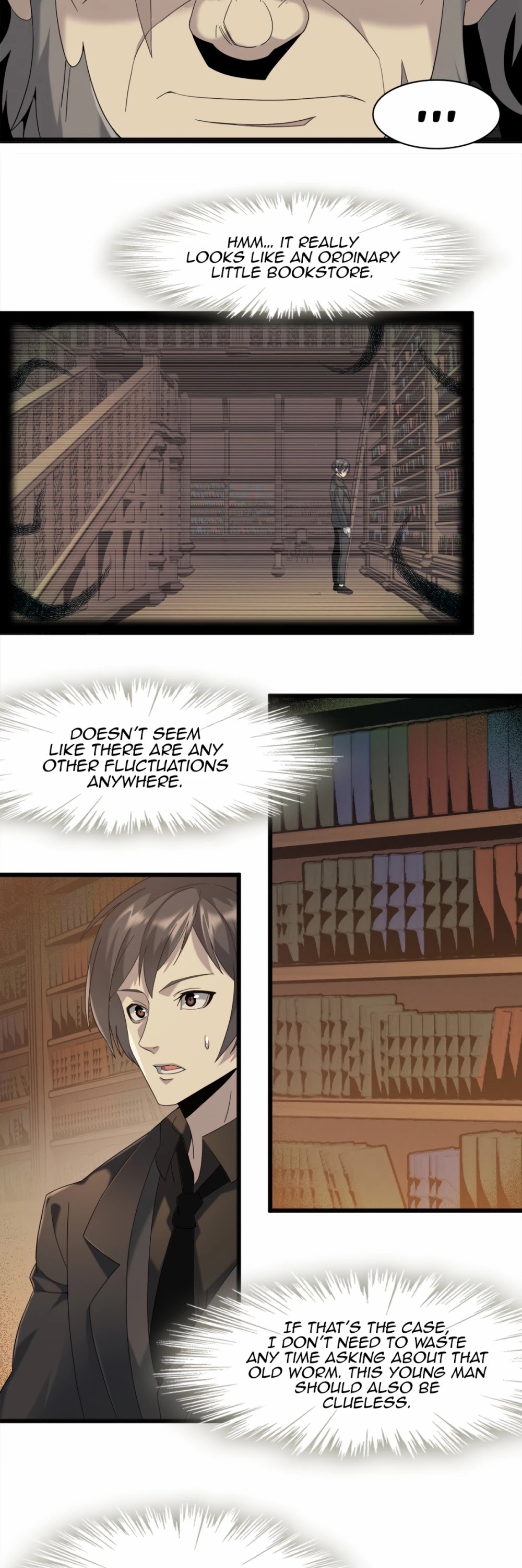 I'm Really Not the Evil God's Lackey Chapter 8 page 9 - Chapter 8: Strange Grandpa