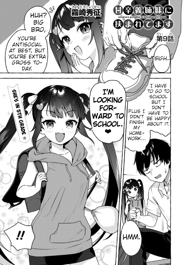 I'm Sandwiched Between Sweet and Spicy Step-Sisters Chapter 9 page 1 - Chapter 9